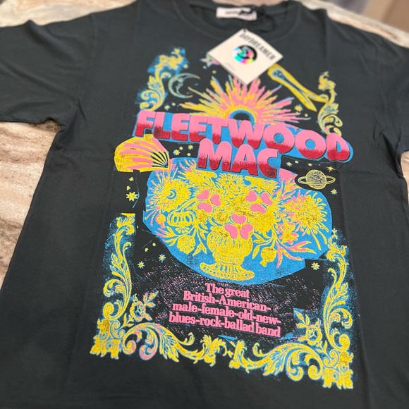 Daydreamer Fleetwood Mac Celestial Bouquet Boyfriend Tee - Picture 10 of 13